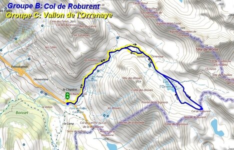 Séjour raquettes col de Larche, Col de Roburent
