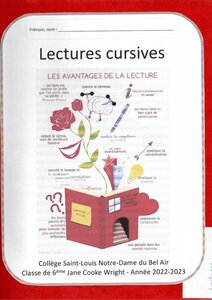 Classeur Témoin 6ème, 6.0_IntercalaireLecturesCursives