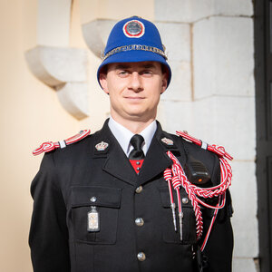 Carabiniers du Prince Relève de la garde 27 décembre 2022, Relève 27déc22  5 sur 74 
