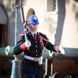 Carabiniers du Prince Relève de la garde 27 décembre 2022, Relève 27déc22  7 sur 74 
