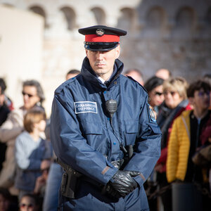 Carabiniers du Prince Relève de la garde 27 décembre 2022, Relève 27déc22  28 sur 74 