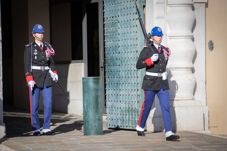 Carabiniers du Prince Relève de la garde 27 décembre 2022, Relève 27déc22  32 sur 74 