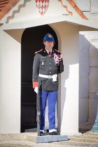 Carabiniers du Prince Relève de la garde 27 décembre 2022, Relève 27déc22  35 sur 74 