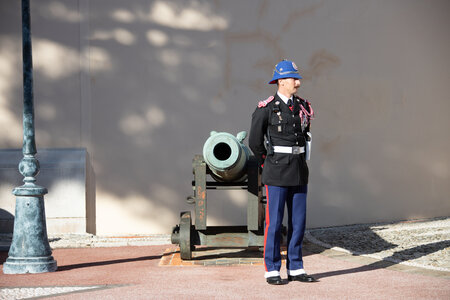 Carabiniers du Prince Relève de la garde 27 décembre 2022, Relève 27déc22  36 sur 74 