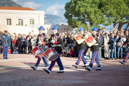 Carabiniers du Prince Relève de la garde 27 décembre 2022, Relève 27déc22  49 sur 74 