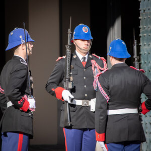 Carabiniers du Prince Relève de la garde 27 décembre 2022, Relève 27déc22  51 sur 74 