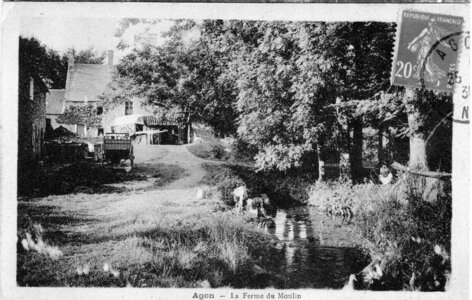 bassin versant de la Sienne et fleuves côtiers du SAGE COC, agon la ferme du moulin