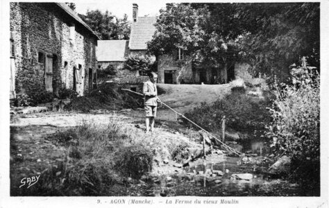 bassin versant de la Sienne et fleuves côtiers du SAGE COC, agon la ferme du vieux moulin