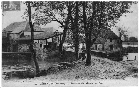 bassin versant de la Sienne et fleuves côtiers du SAGE COC, Cérences beurrerie du moulin de Ver