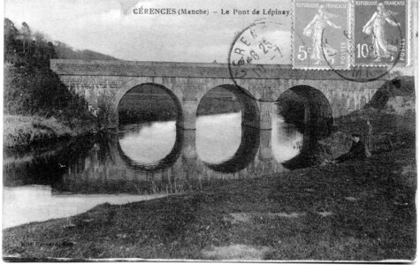 bassin versant de la Sienne et fleuves côtiers du SAGE COC, cérences lepont de lépinay