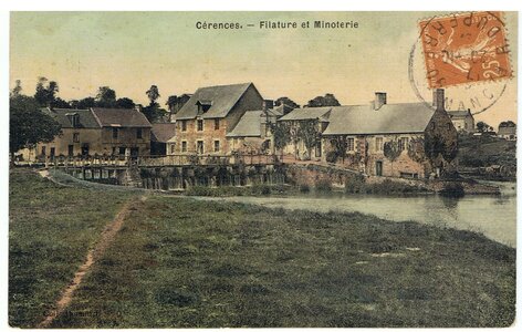 bassin versant de la Sienne et fleuves côtiers du SAGE COC, cérences minoterie et filature