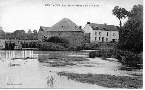 bassin versant de la Sienne et fleuves côtiers du SAGE COC, cérences moulin de la nation