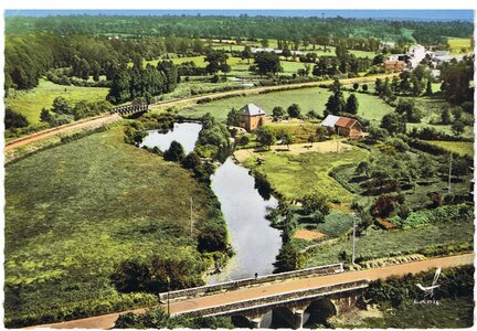 bassin versant de la Sienne et fleuves côtiers du SAGE COC, cérences un coin de pêche sur la sienne