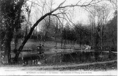 bassin versant de la Sienne et fleuves côtiers du SAGE COC, cerisy la salle le château les cascades et l’étang
