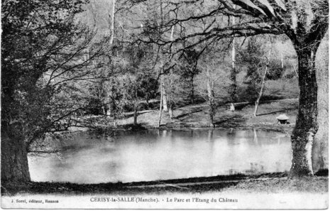 bassin versant de la Sienne et fleuves côtiers du SAGE COC, cerisy la salle le parc et l’étang du chateau