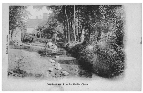 bassin versant de la Sienne et fleuves côtiers du SAGE COC, coutainville le moulin d’agon