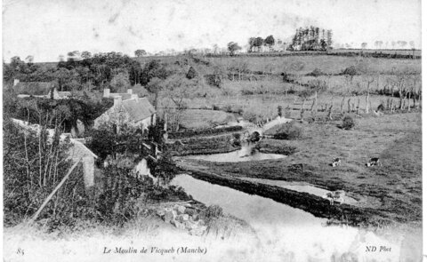 bassin versant de la Sienne et fleuves côtiers du SAGE COC, coutances le moulin de vicqueh
