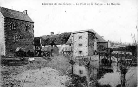 bassin versant de la Sienne et fleuves côtiers du SAGE COC, coutances le pont de la roque le moulin