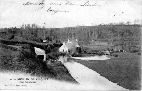 bassin versant de la Sienne et fleuves côtiers du SAGE COC, Coutances moulin de vicquet