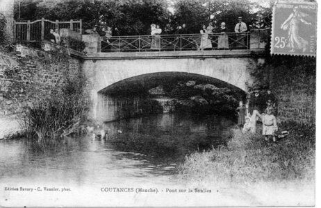 bassin versant de la Sienne et fleuves côtiers du SAGE COC, coutances pont sur la soulles