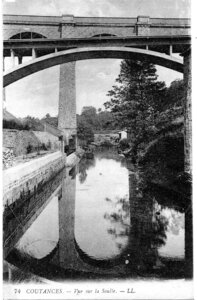 bassin versant de la Sienne et fleuves côtiers du SAGE COC, coutances vue sur la soulle  3 