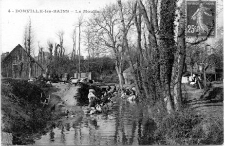 bassin versant de la Sienne et fleuves côtiers du SAGE COC, donville les bains le moulin  2 