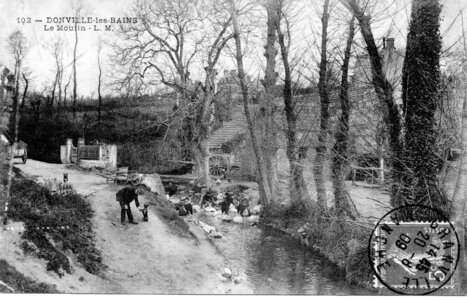 bassin versant de la Sienne et fleuves côtiers du SAGE COC, Donville les bains le moulin