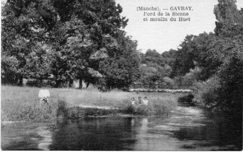 bassin versant de la Sienne et fleuves côtiers du SAGE COC, gavray bord de sienne et moulin huet