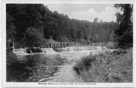 bassin versant de la Sienne et fleuves côtiers du SAGE COC, gavray chute d’eau de l’usine électrique