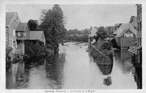 bassin versant de la Sienne et fleuves côtiers du SAGE COC, gavray la sienne et le moulin