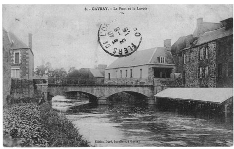 bassin versant de la Sienne et fleuves côtiers du SAGE COC, Gavray le pont et le lavoir