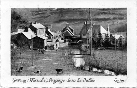 bassin versant de la Sienne et fleuves côtiers du SAGE COC, gavray paysage dans la vallée