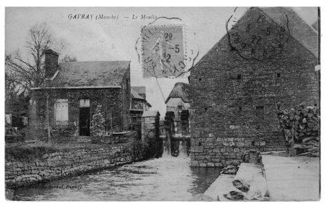 bassin versant de la Sienne et fleuves côtiers du SAGE COC, gavray le moulin
