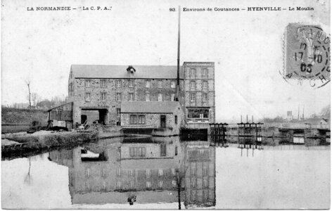 bassin versant de la Sienne et fleuves côtiers du SAGE COC, Hyenville le moulin