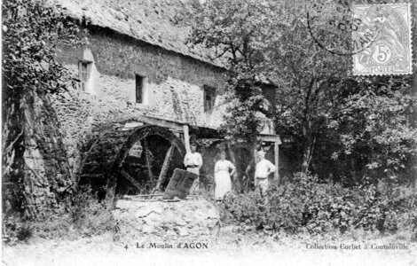 bassin versant de la Sienne et fleuves côtiers du SAGE COC, le moulin d’agon  2 