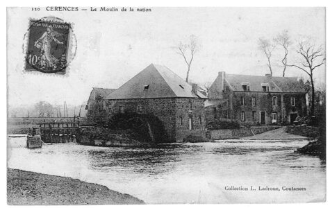 bassin versant de la Sienne et fleuves côtiers du SAGE COC, le moulin de la nation