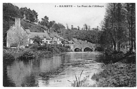 bassin versant de la Sienne et fleuves côtiers du SAGE COC, le pont de l’abbaye d’hambye