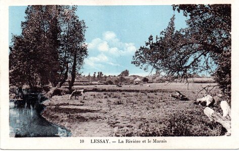 bassin versant de la Sienne et fleuves côtiers du SAGE COC, lessay la rivière et le marais