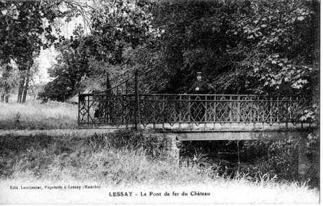 bassin versant de la Sienne et fleuves côtiers du SAGE COC, lessay le pont de fer du chateau