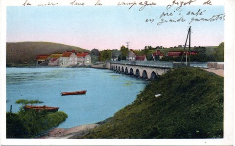 bassin versant de la Sienne et fleuves côtiers du SAGE COC, Montchaton pont de la Roque à marée haute