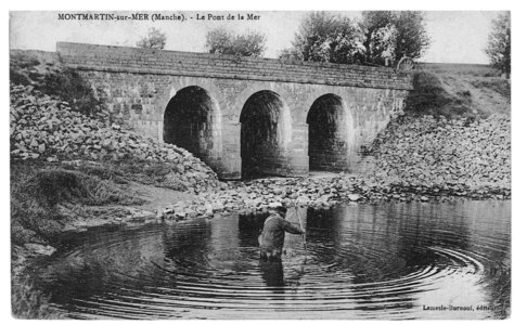 bassin versant de la Sienne et fleuves côtiers du SAGE COC, montmartin sur mer le pont de la mer