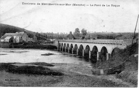 bassin versant de la Sienne et fleuves côtiers du SAGE COC, montmartin sur mer le pont de la roque  2 