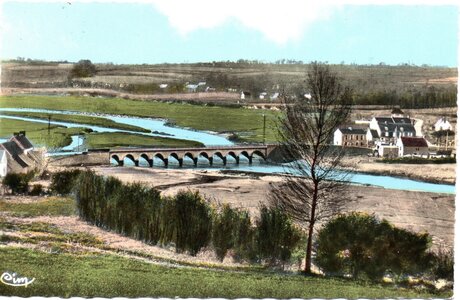 bassin versant de la Sienne et fleuves côtiers du SAGE COC, montmartin sur mer le pont de la roque