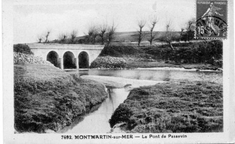 bassin versant de la Sienne et fleuves côtiers du SAGE COC, montmartin sur mer le pont de passevin  2 
