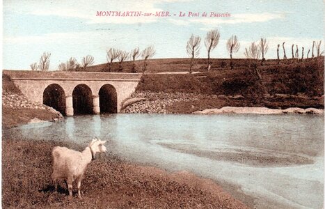bassin versant de la Sienne et fleuves côtiers du SAGE COC, montmartin sur mer le pont de passevin