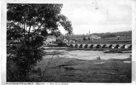bassin versant de la Sienne et fleuves côtiers du SAGE COC, montmartin sur mer pont de la roque