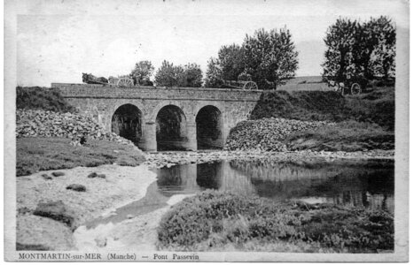 bassin versant de la Sienne et fleuves côtiers du SAGE COC, montmartin sur mer pont passevin  2 