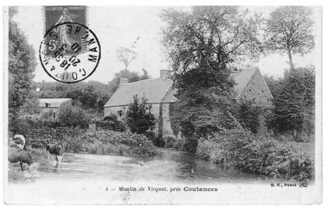 bassin versant de la Sienne et fleuves côtiers du SAGE COC, Nicorps moulin du Vicquet