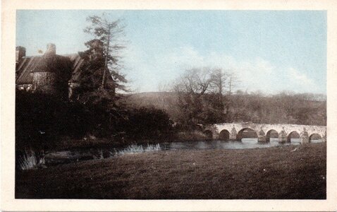 bassin versant de la Sienne et fleuves côtiers du SAGE COC, orval vieux pont sur la rivière la sienne