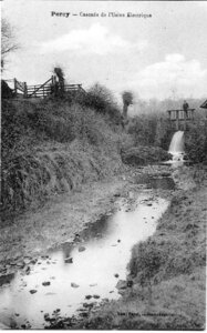 bassin versant de la Sienne et fleuves côtiers du SAGE COC, percy cascade de l’usine électrique